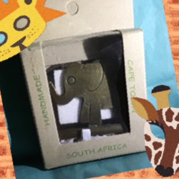 Brass Elephant Card Holder - Picture 3 of 4